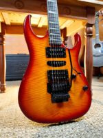 Guitarra Ibanez EX Series Flamed Maple Top 1991 Heritage Sunburst - Imagem 2